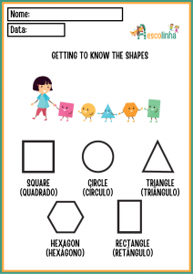 KIT SHAPES - INGLÊS